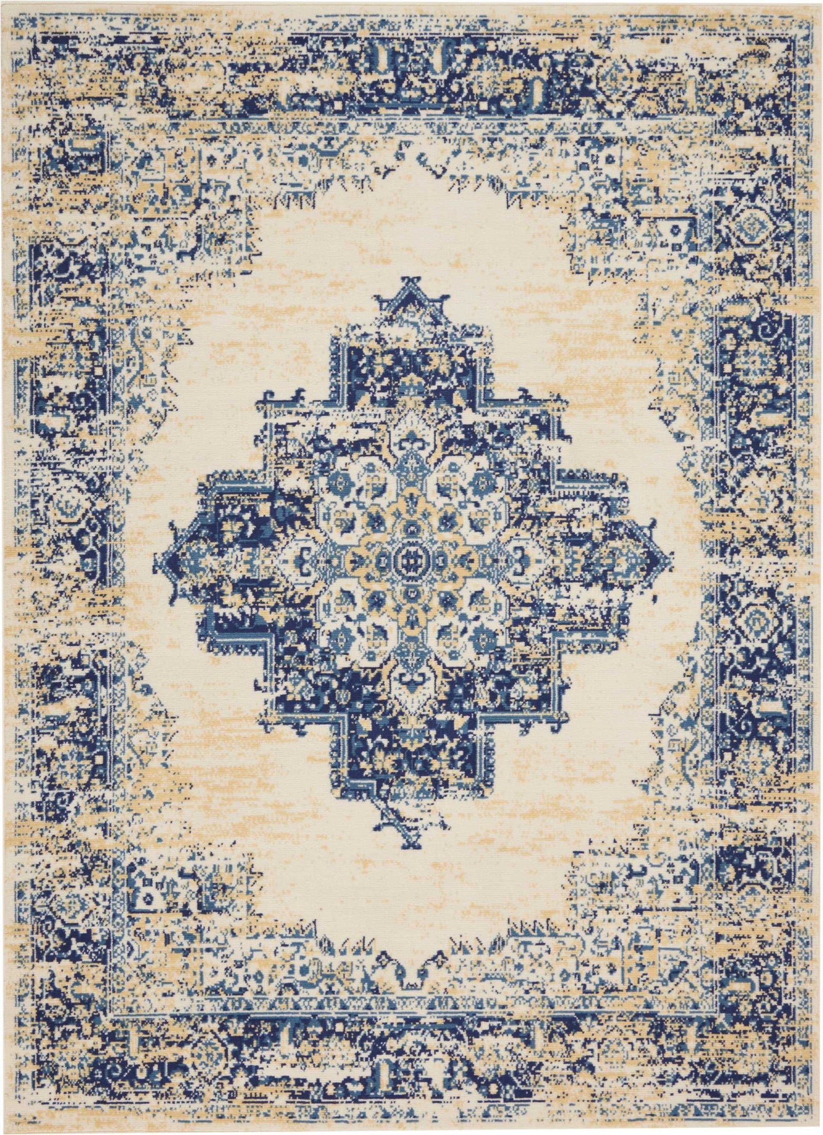 Grafix GRF14 White Area Rug-Area Rug-Nourison-The Rug Truck
