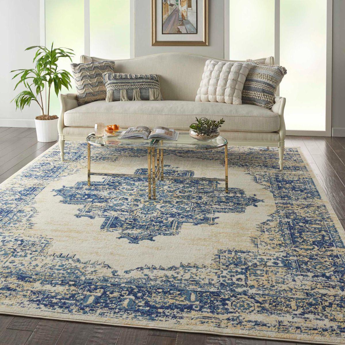 Grafix GRF14 White Area Rug-Area Rug-Nourison-The Rug Truck