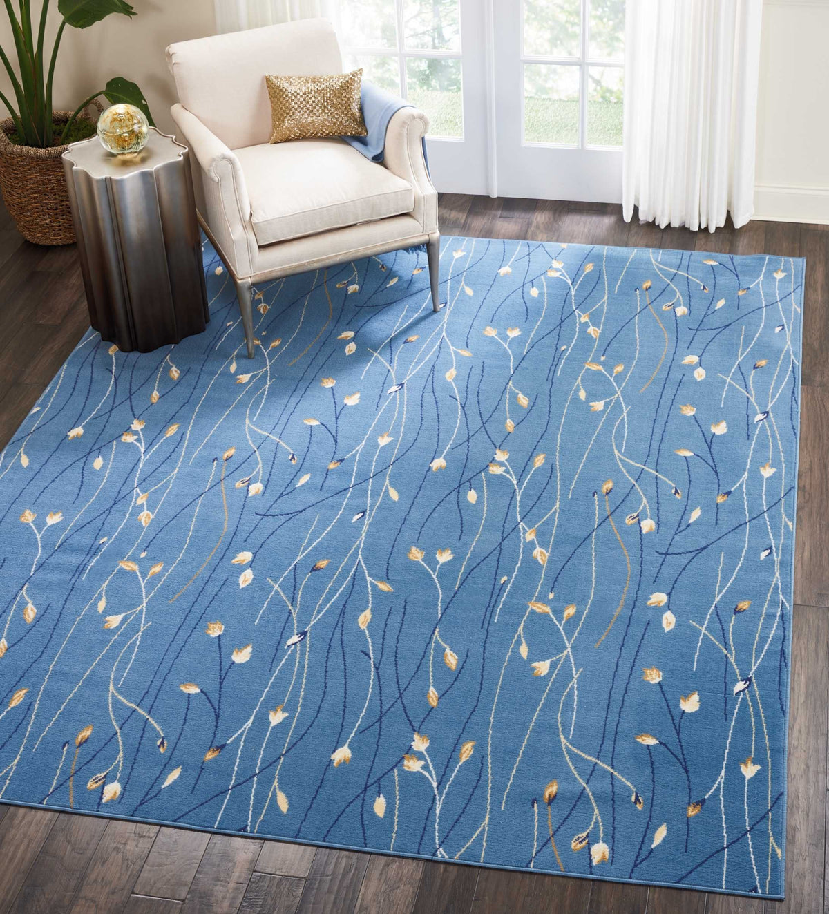Grafix GRF15 Light Blue Area Rug-Area Rug-Nourison-The Rug Truck