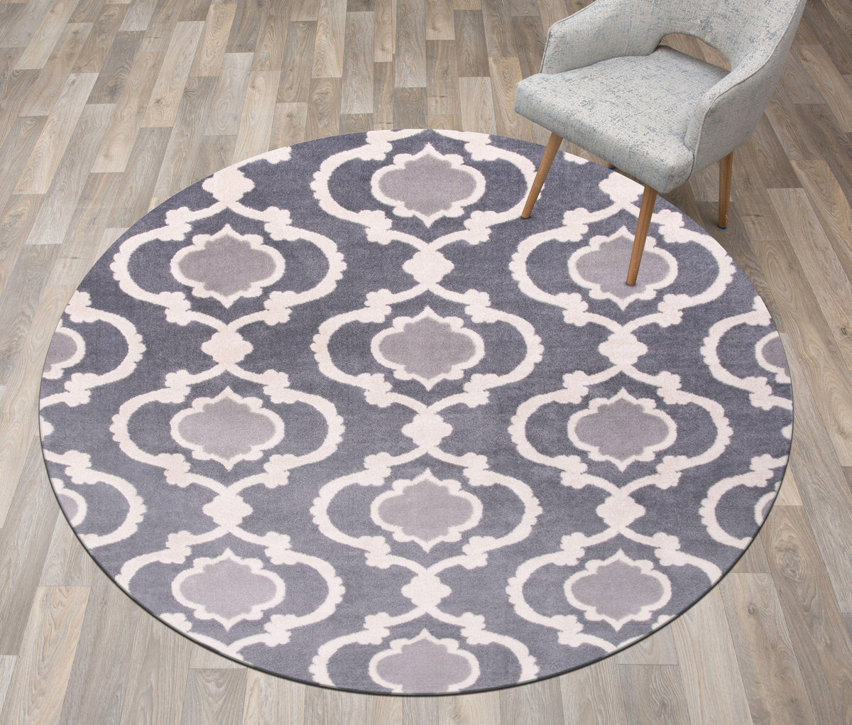 Toscana 310 Dark Gray Area Rug-Area Rug-World Rug Gallery-The Rug Truck