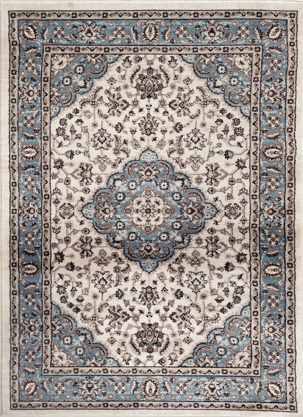 Toscana 300 Blue Area Rug-Area Rug-World Rug Gallery-2&#39; x 3&#39;-The Rug Truck