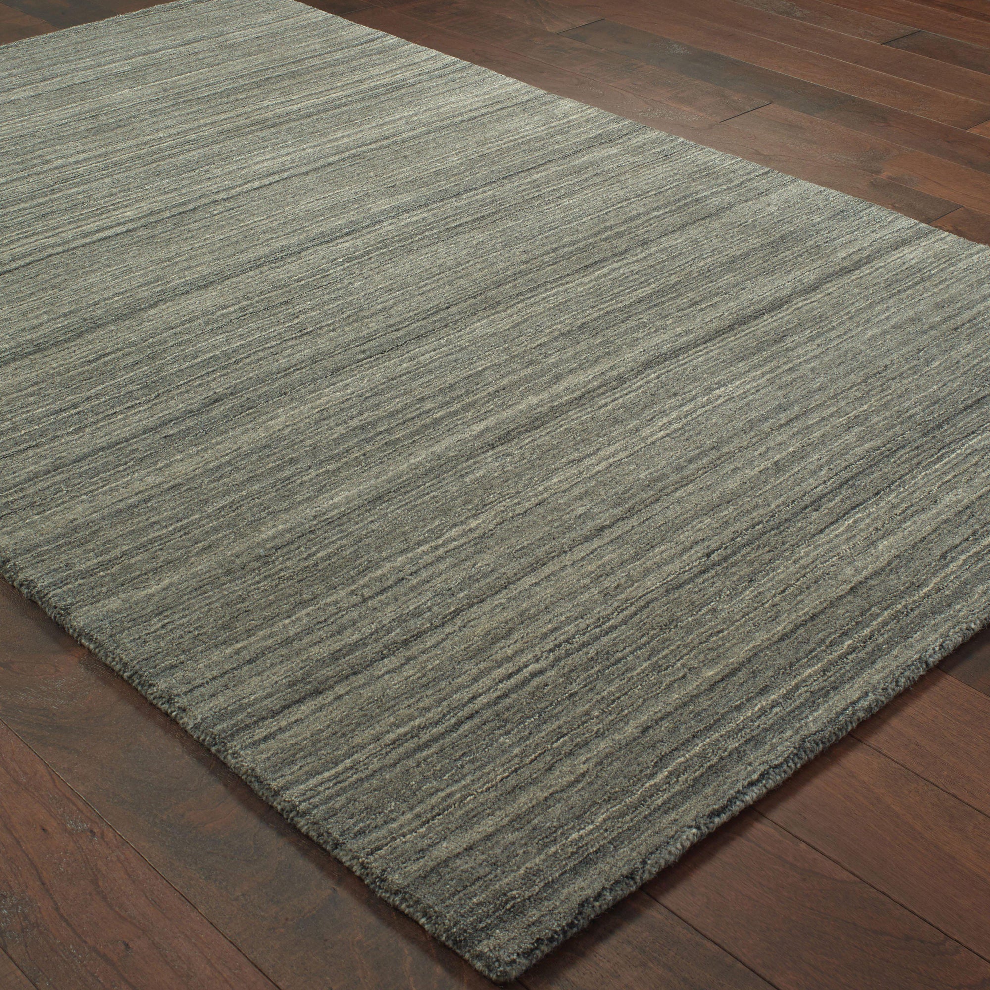 Infused - 67000 - Charcoal/Charcoal-Area Rug-Oriental Weavers-3' 6" X 5' 6"-The Rug Truck
