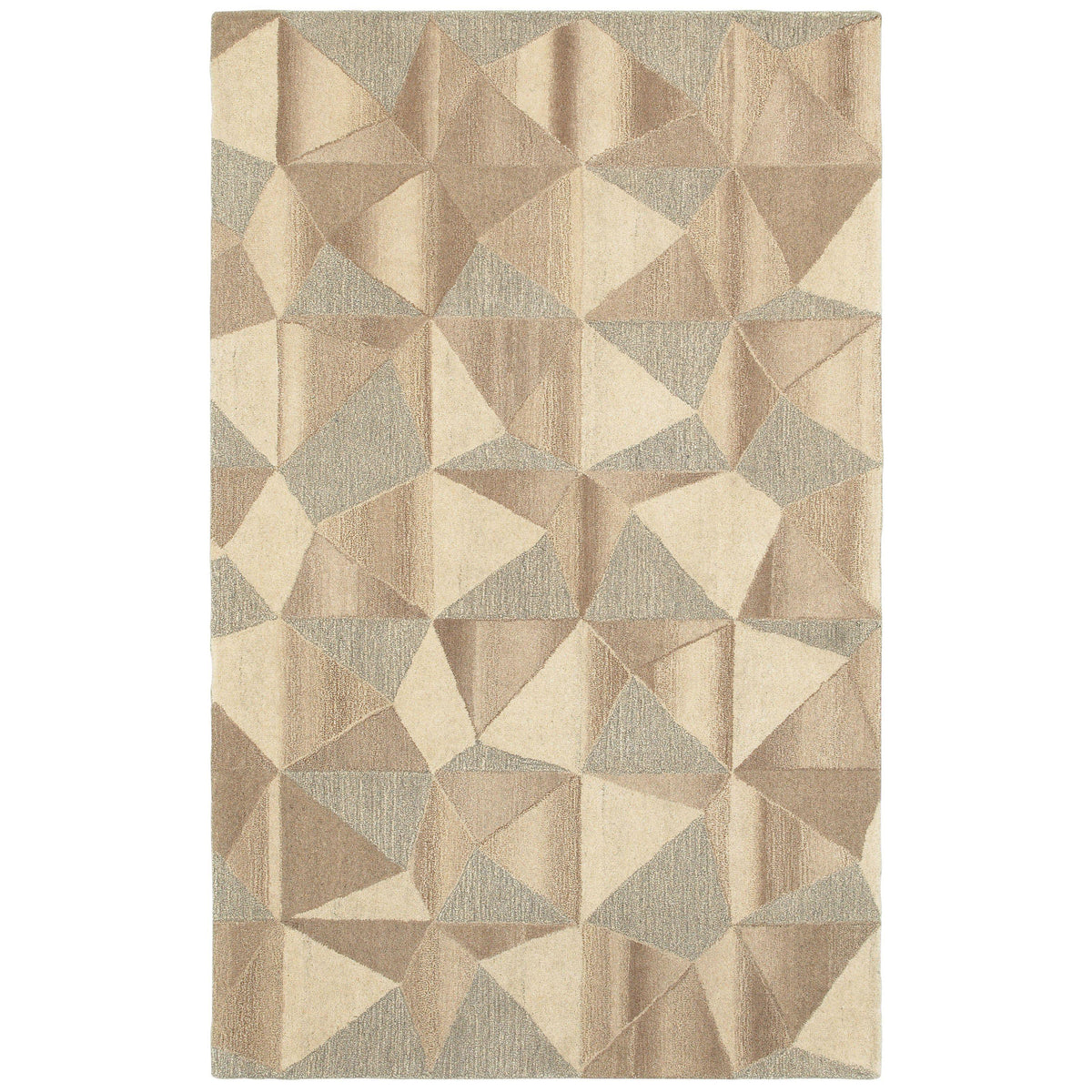 Infused - 67004 - Beige/Grey-Area Rug-Oriental Weavers-3&#39; 6&quot; X 5&#39; 6&quot;-The Rug Truck