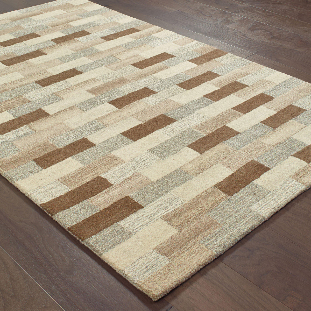 Infused - 67006 - Beige/Grey-Area Rug-Oriental Weavers-The Rug Truck