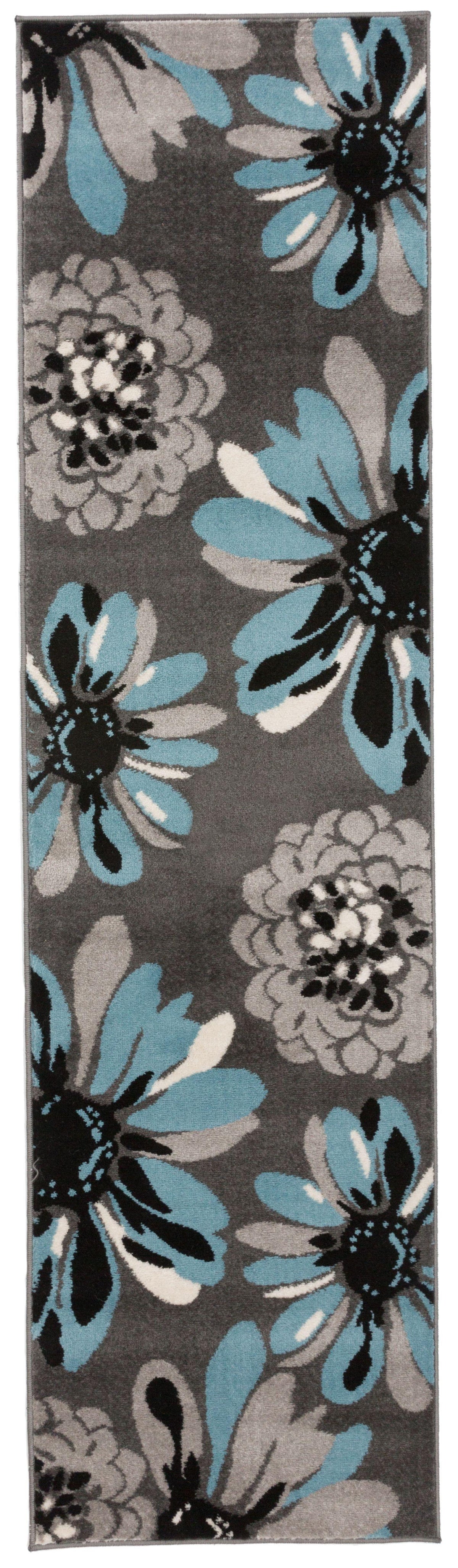 Toscana 374 Blue Area Rug-Area Rug-World Rug Gallery-2&#39; x 7&#39;2&quot;-The Rug Truck