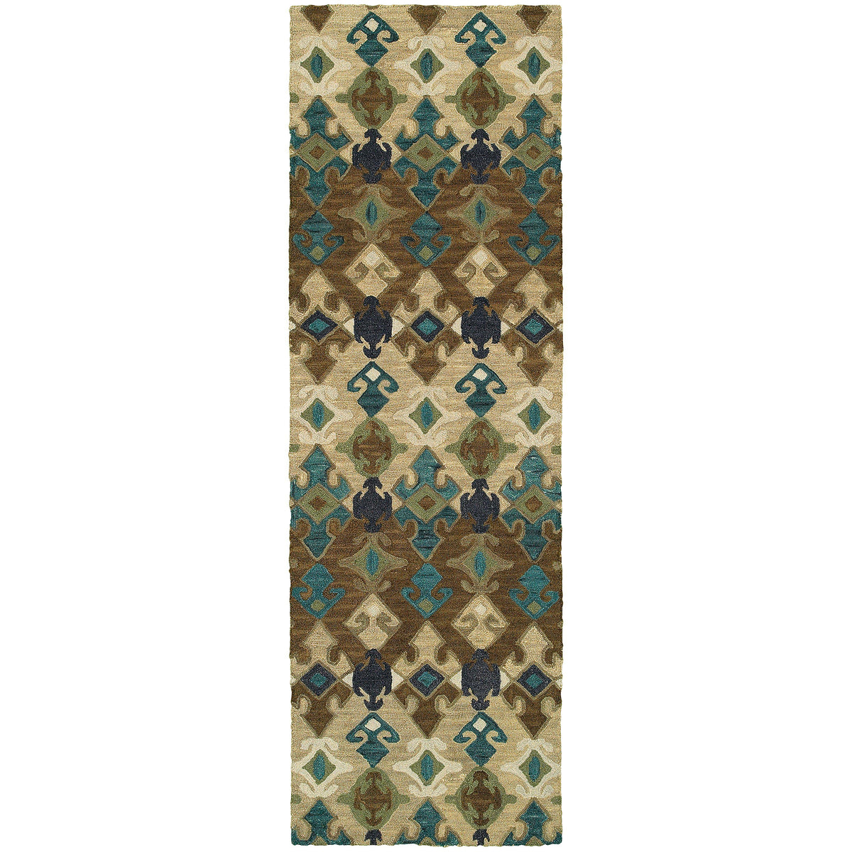 Tommy Bahama Home Jamison 53308 Beige/Blue-Area Rug-Tommy Bahama Home-2&#39; 6&quot; X 8&#39; 0&quot;-The Rug Truck