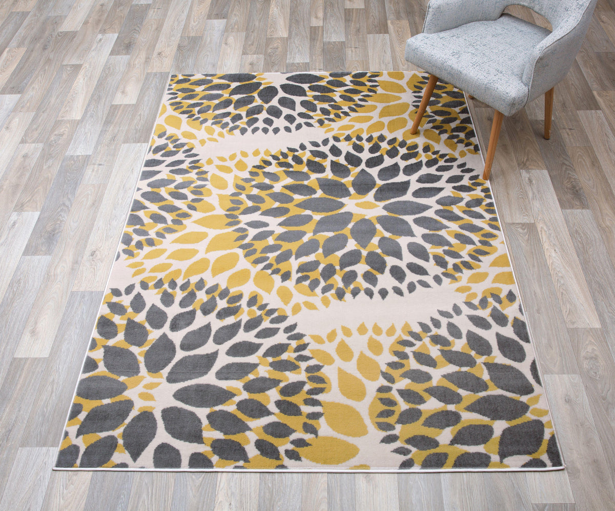 Newport 9099 Yellow Area Rug