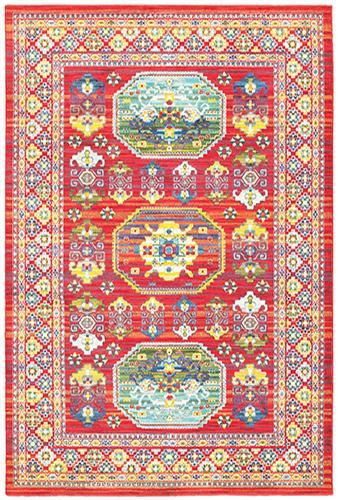 The Rug Truck Jaimini 3r Red Area Rug (7&#39;10&quot; X 10&#39;10&quot;)