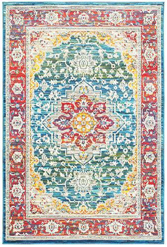 The Rug Truck Jaimini 502x Red Area Rug (7&#39;10&quot; X 10&#39;10&quot;)