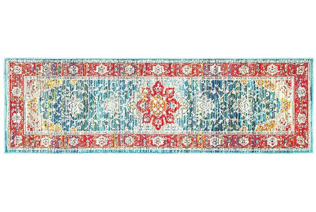 The Rug Truck Jaimini 502x Red Area Rug (2&#39; 3&quot; X  7&#39; 6&quot;)