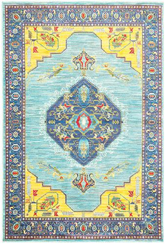The Rug Truck Jaimini 564l Blue Area Rug (7'10" X 10'10")