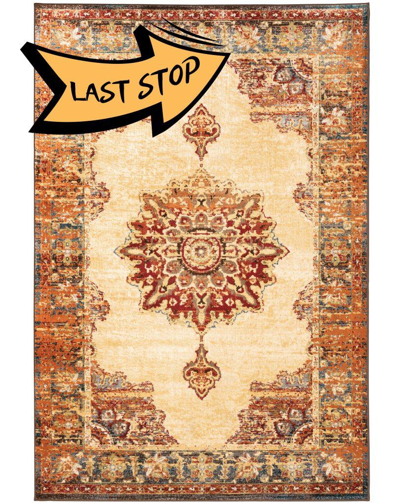 Juliette 8120W Gold/orange 110 X 7 6 Area Rug