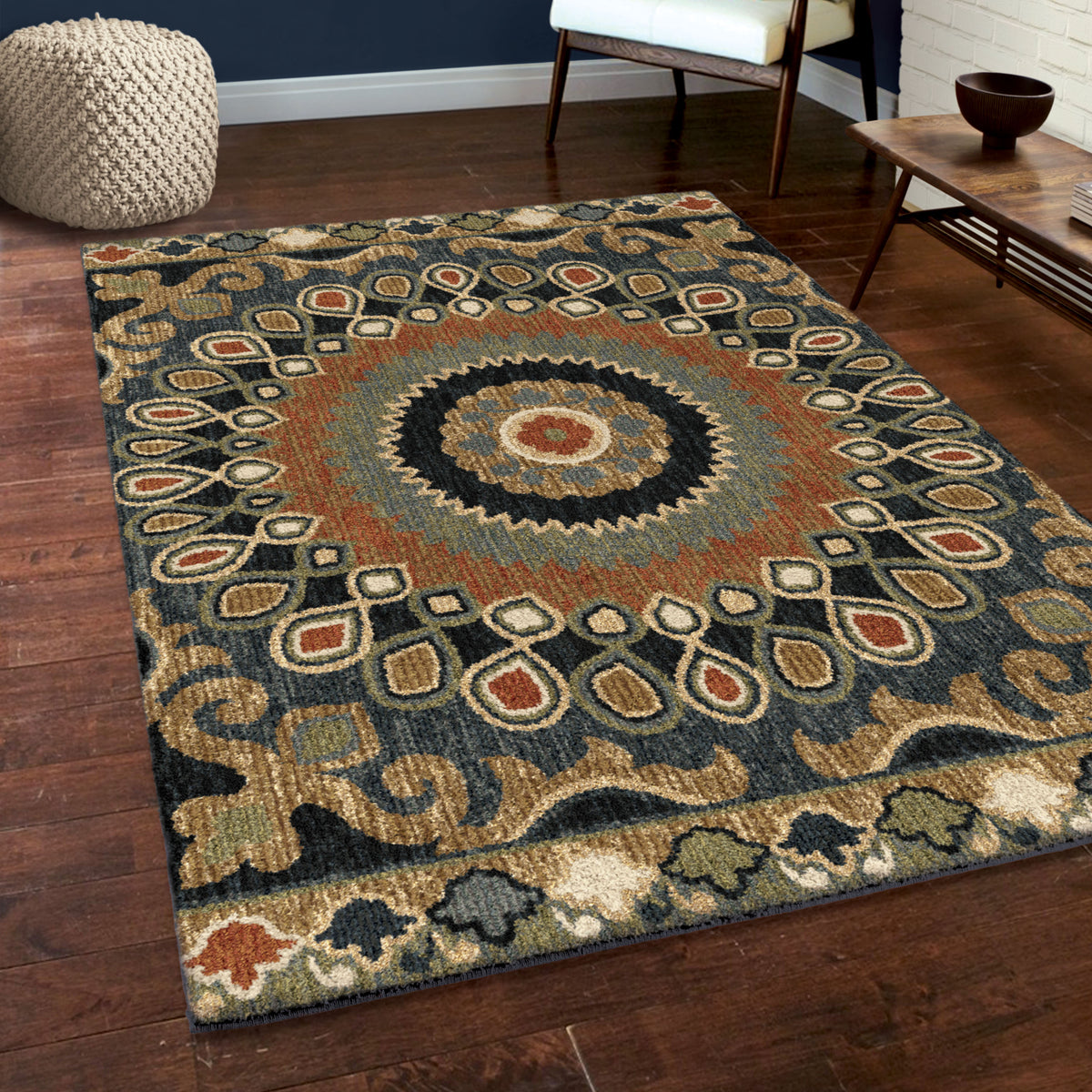 Palmetto Living Next Generation Indo China Multi Area Rug - 7.1&quot; x 10.10&quot;