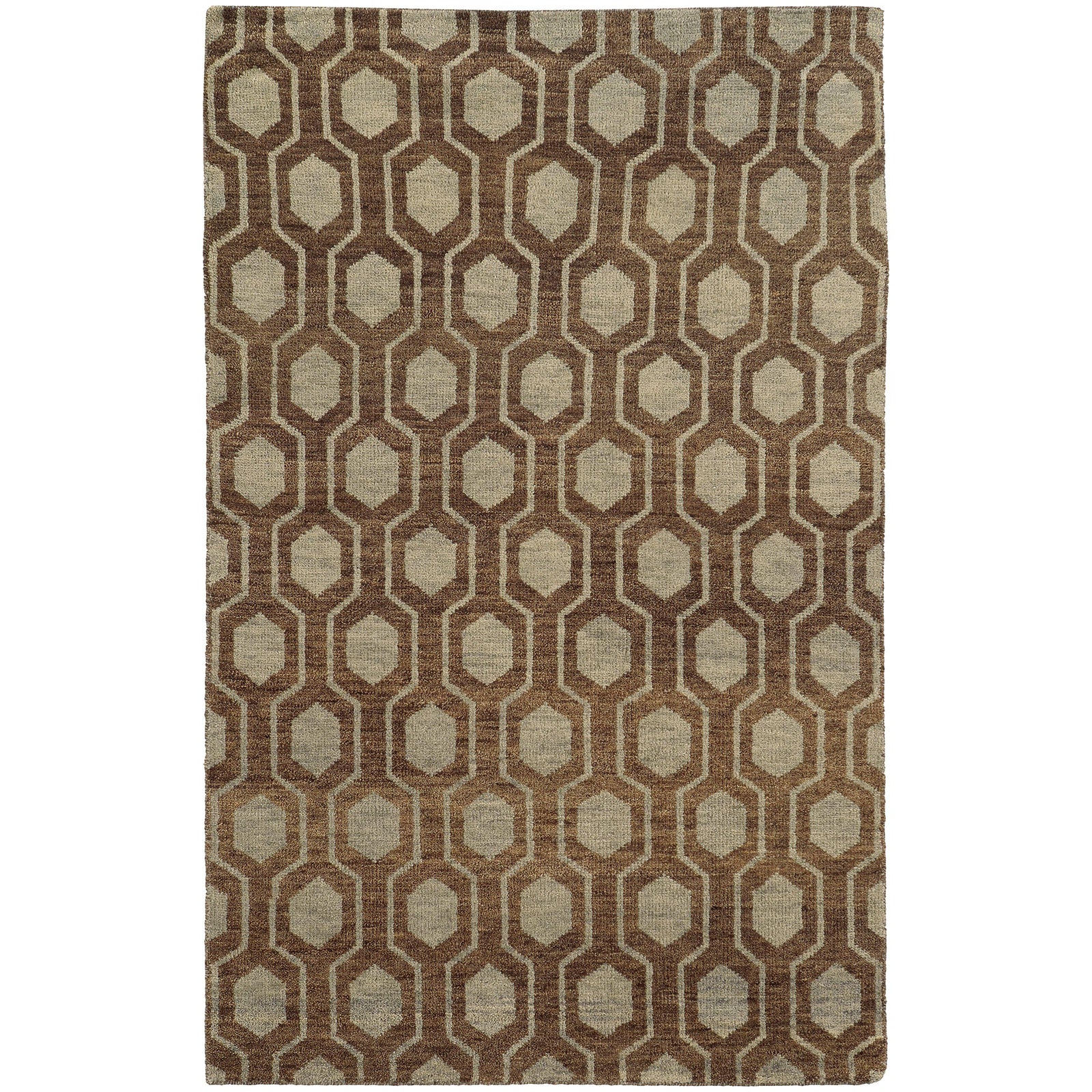 Tommy Bahama Home Maddox 56504 Brown/Blue-Area Rug-Tommy Bahama Home-3' 6" X 5' 6"-The Rug Truck