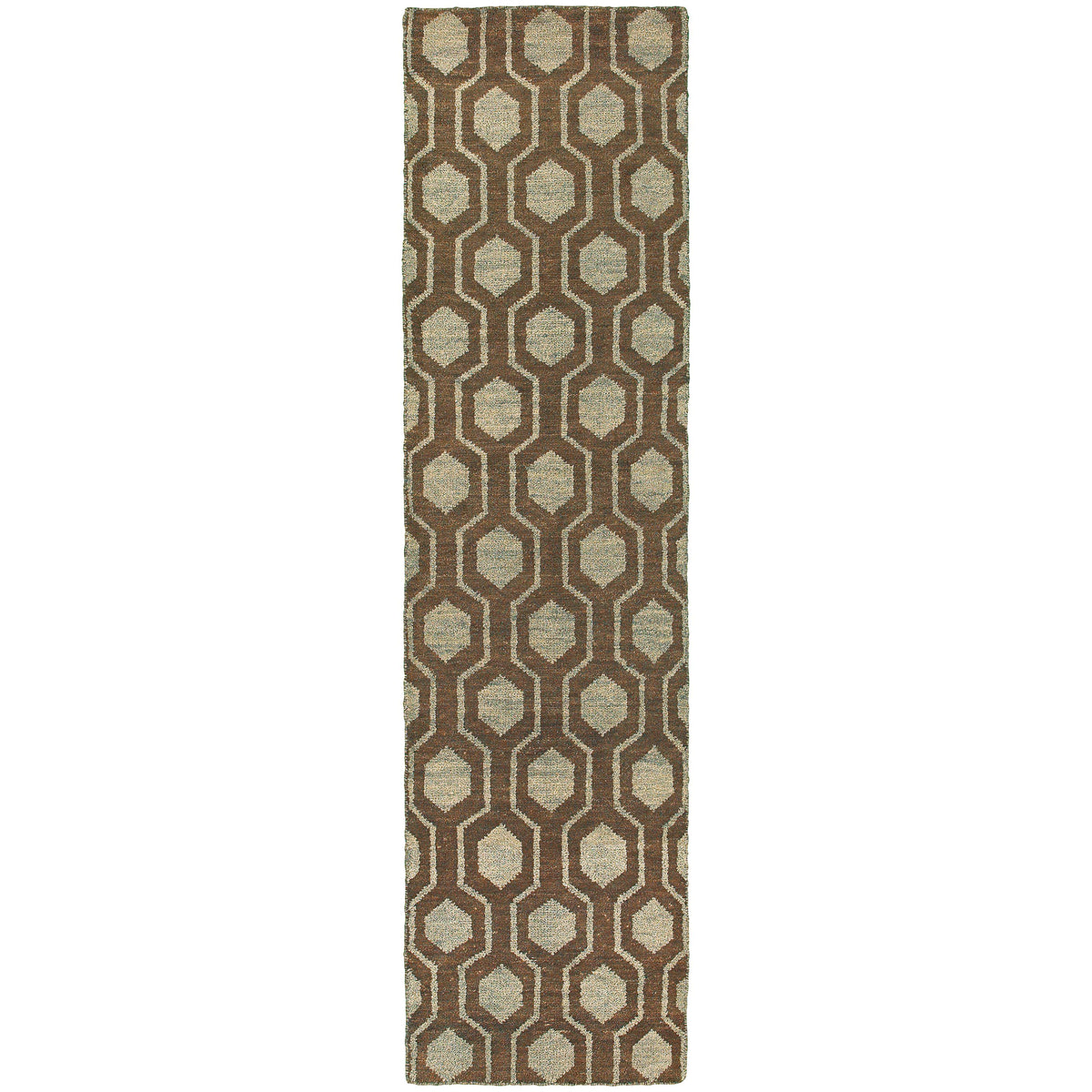 Tommy Bahama Home Maddox 56504 Brown/Blue-Area Rug-Tommy Bahama Home-2&#39; 6&quot; X 10&#39; 0&quot;-The Rug Truck