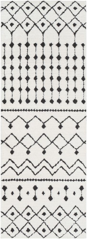 Maggie Black 2&#39;7&quot; x 7&#39;3&quot; Rug