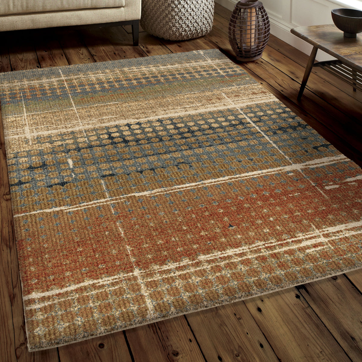 Palmetto Living Next Generation Delgato Multi Area Rug - 7.1&quot; x 10.10&quot;