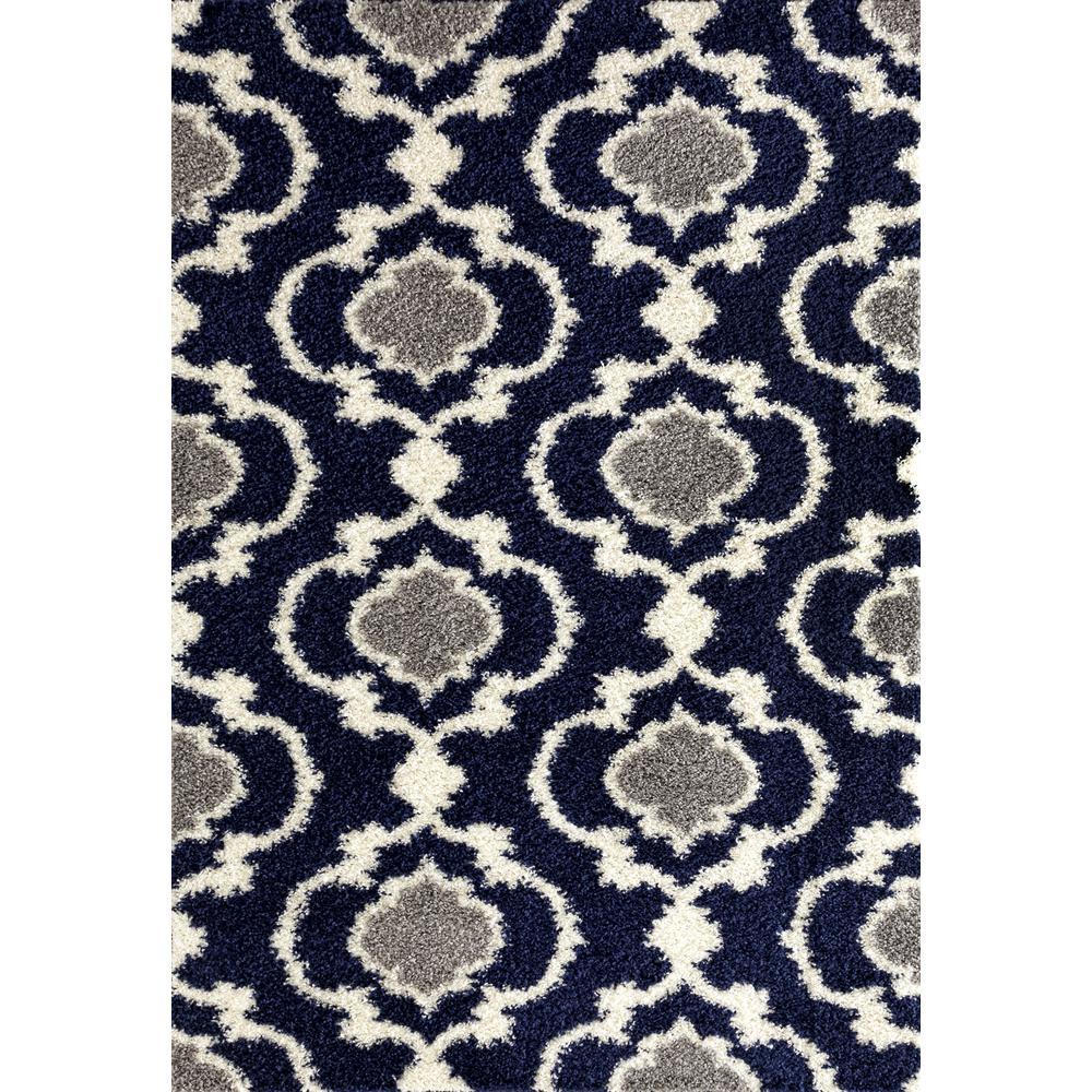 Florida 2525 Navy Area Rug-Area Rug-World Rug Gallery-3'3" x 5'-The Rug Truck