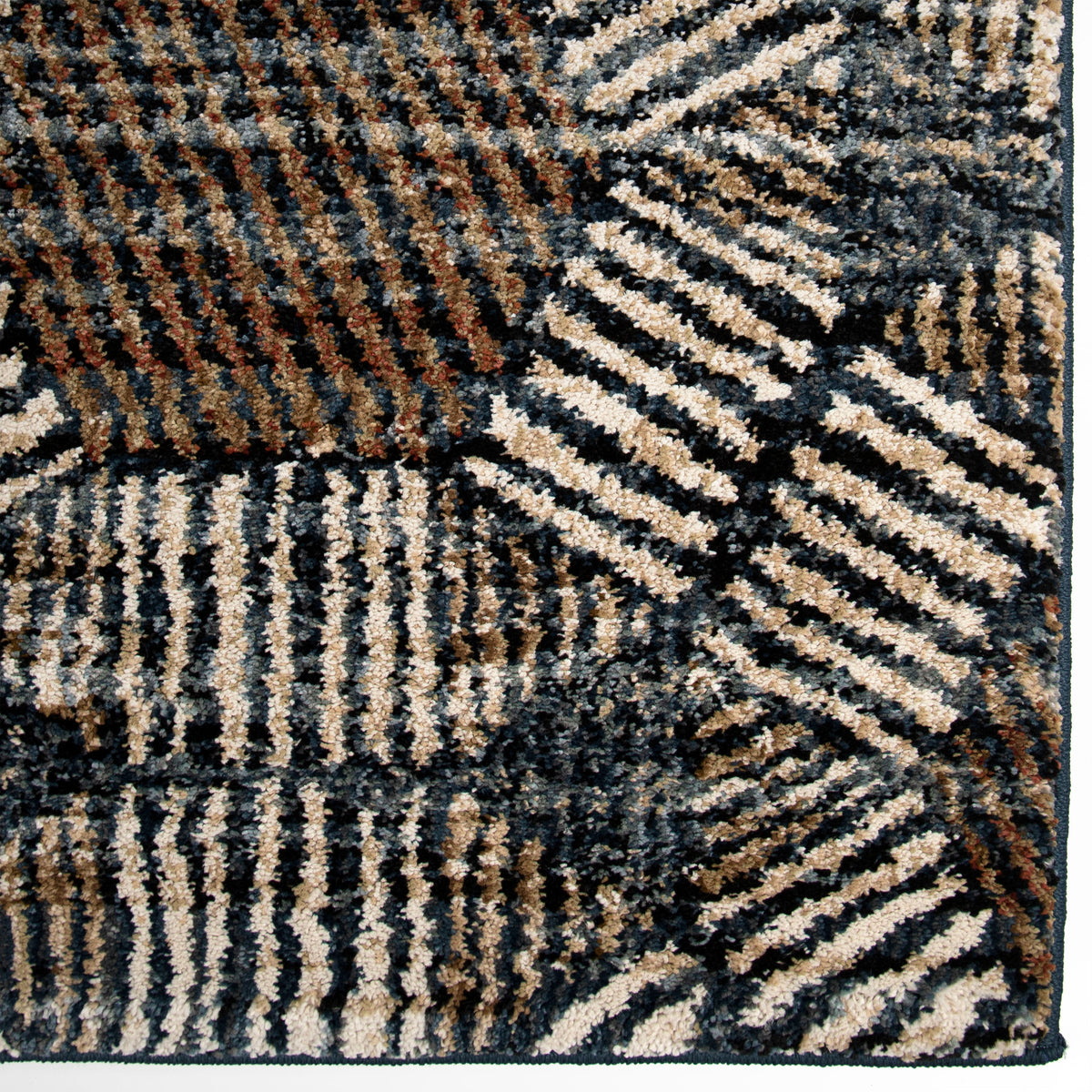 Palmetto Living Adagio Textured Penny Blue Area Rug - 2&#39;2&quot; x 8&#39;