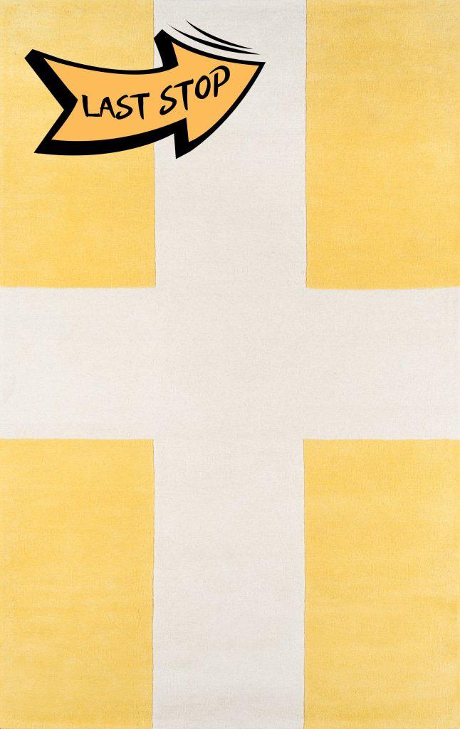 Novogratz By Momeni Delmar Del-7 Chevalier Yellow Area Rug 23 X 8 Runner