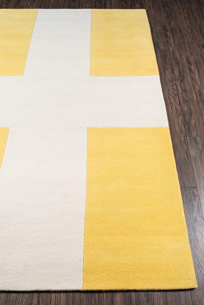 Novogratz By Momeni Delmar Del-7 Chevalier Yellow Area Rug