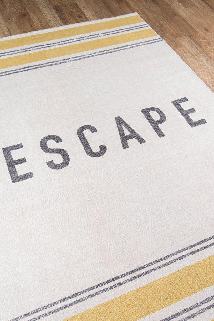 Novogratz By Momeni District Dis-4 Escape Yellow Area Rug