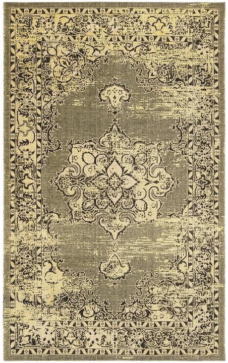 Safavieh Palazzo 124 Yellow / Black-Area Rug-Safavieh-The Rug Truck