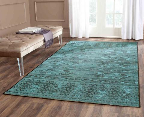 Safavieh Palazzo Black / Turquoise-Area Rug-Safavieh-The Rug Truck