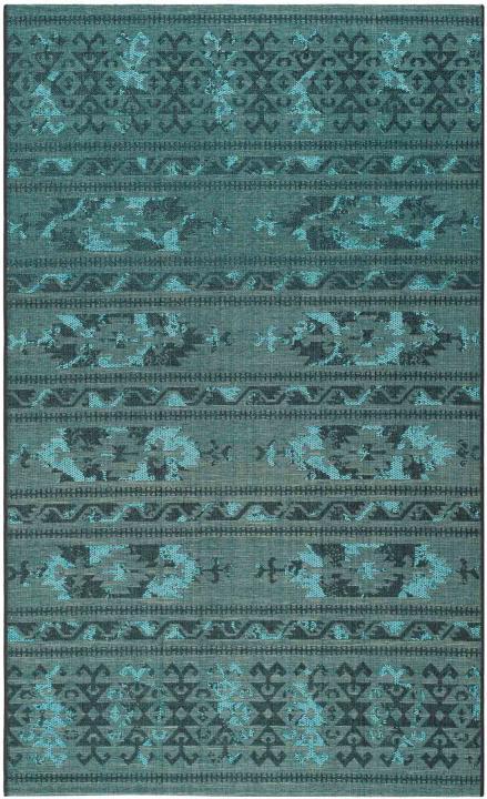 Safavieh Palazzo Black / Turquoise-Area Rug-Safavieh-2' X 3'-6"-The Rug Truck