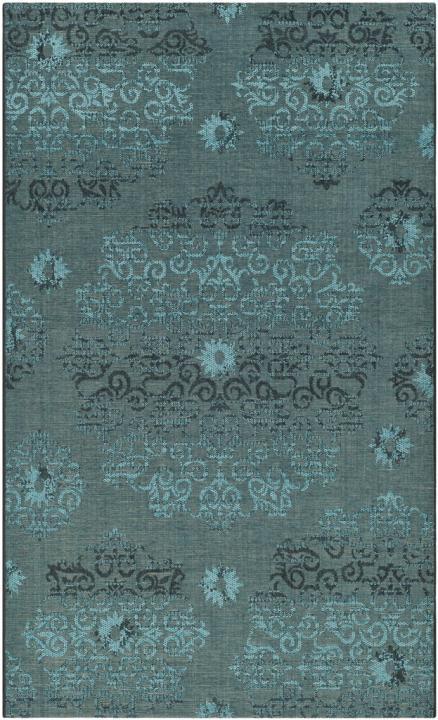 Safavieh Palazzo Black / Turquoise-Area Rug-Safavieh-2' X 3'-6"-The Rug Truck
