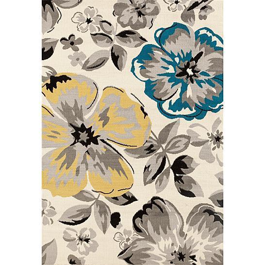 Newport 9098 Cream Area Rug 5 X 7