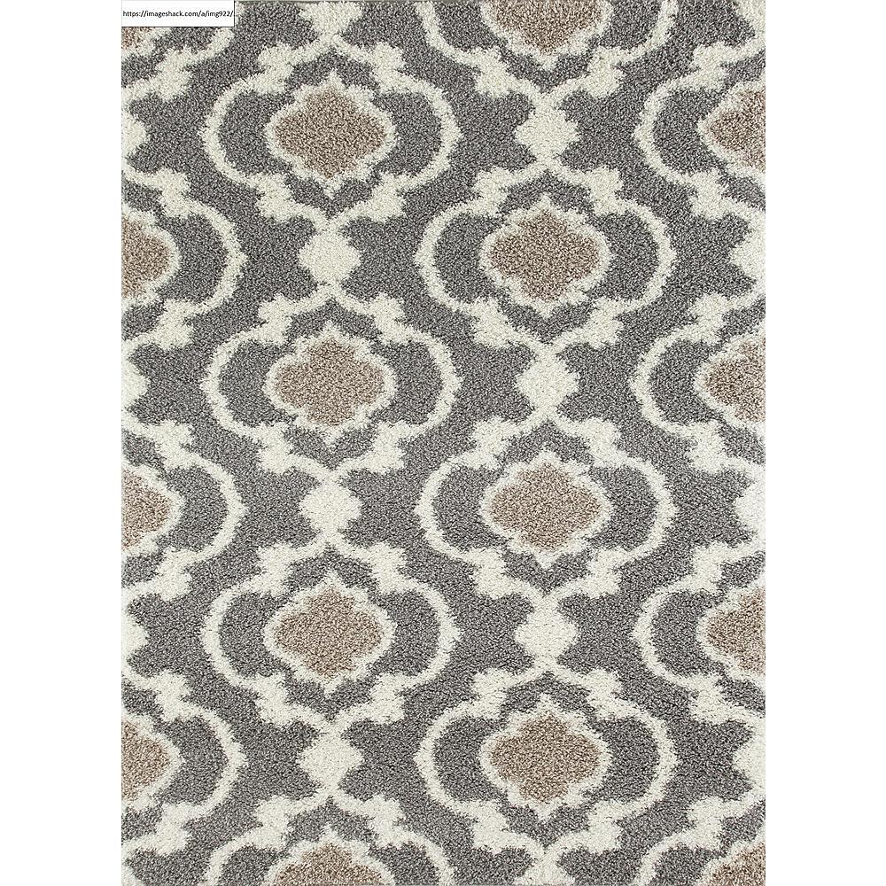 Florida 2525 Gray Area Rug-Area Rug-World Rug Gallery-3&#39;3&quot; x 5&#39;-The Rug Truck
