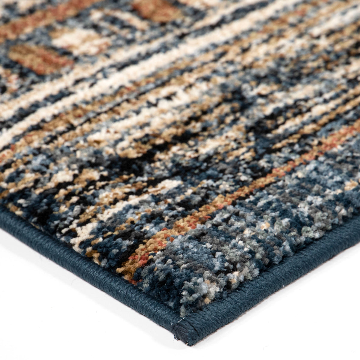 Palmetto Living Adagio Coastal Pier Indigo Area Rug - 2&#39;2&quot; x 8&#39;