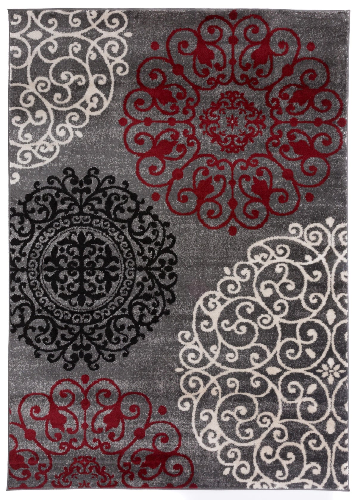 Toscana 303 Red Area Rug-Area Rug-World Rug Gallery-2&#39; x 3&#39;-The Rug Truck