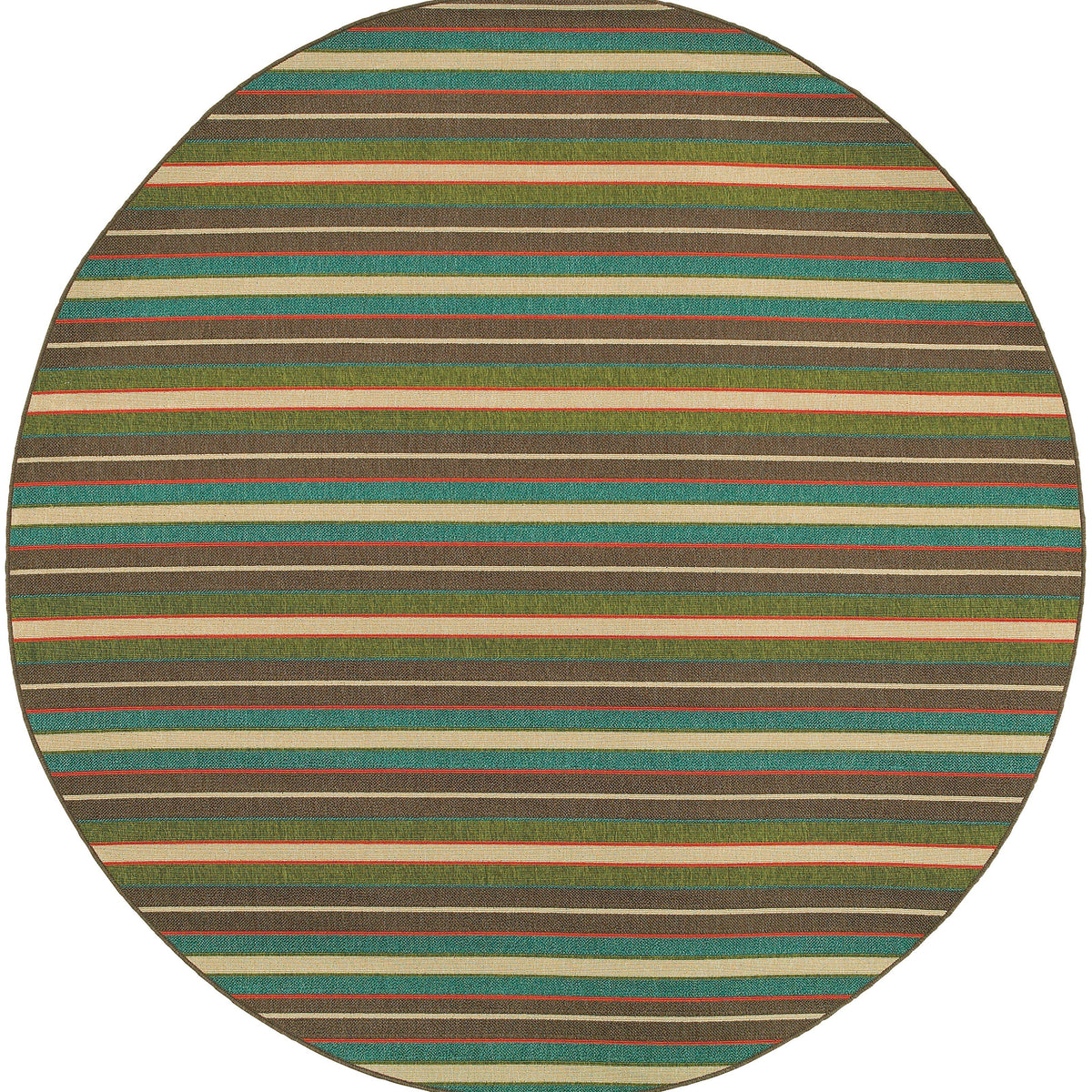 Tommy Bahama Home Seaside 1307d Brown/Multi-Area Rug-Tommy Bahama Home-7&#39;10&quot; X 7&#39;10&quot;-The Rug Truck
