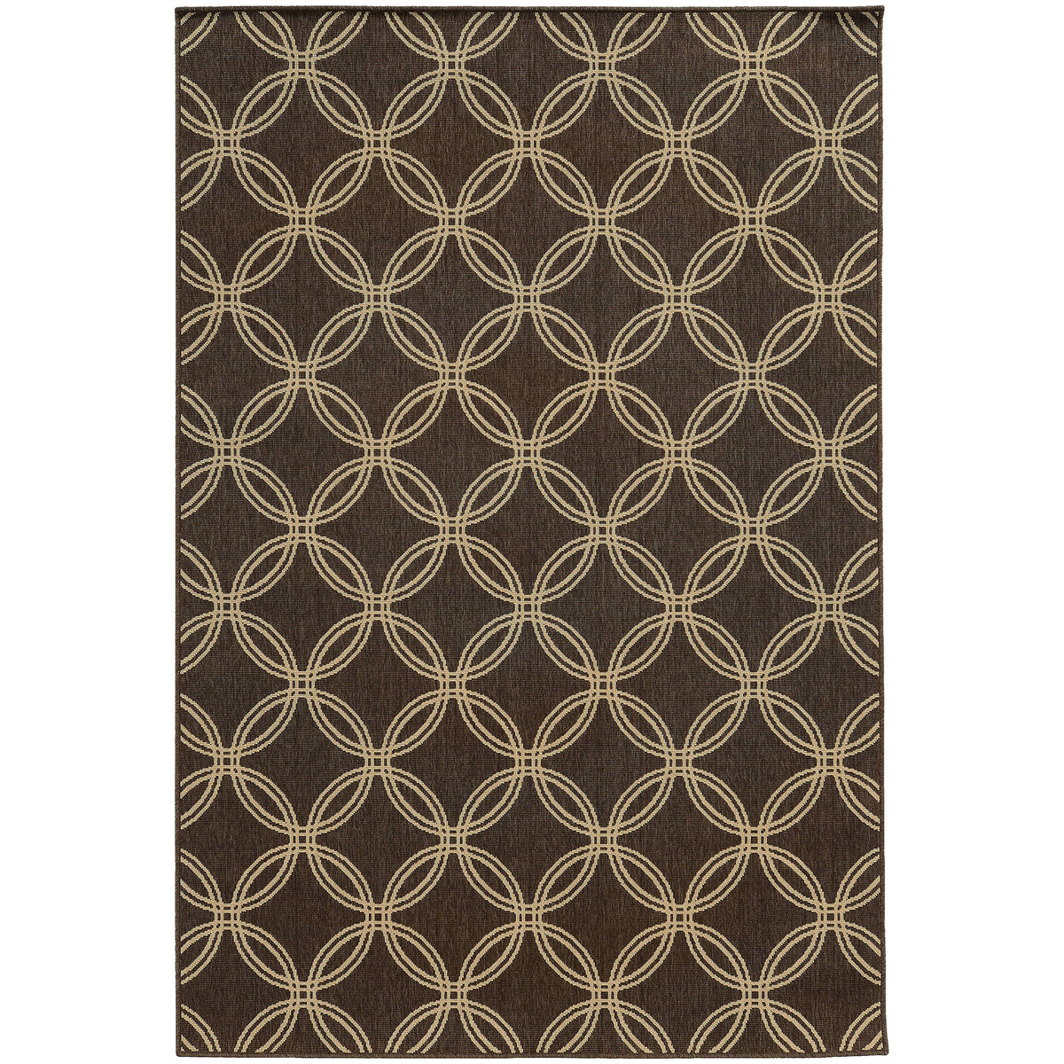 Tommy Bahama Home Seaside 3360d Brown/Beige-Area Rug-Tommy Bahama Home-2&#39; 5&quot; X 4&#39; 5&quot;-The Rug Truck