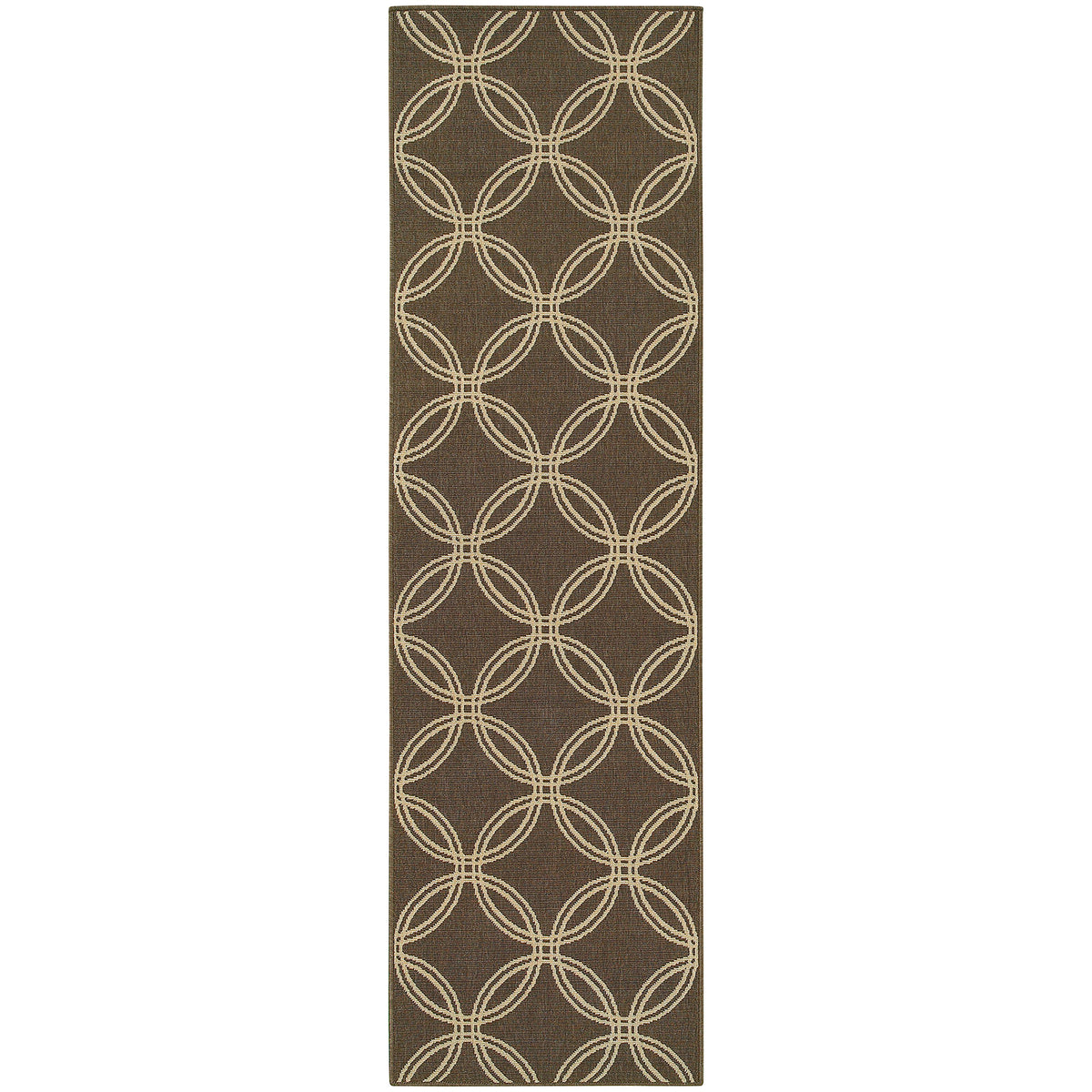 Tommy Bahama Home Seaside 3360d Brown/Beige-Area Rug-Tommy Bahama Home-2&#39; 3&quot; X 7&#39; 6&quot;-The Rug Truck