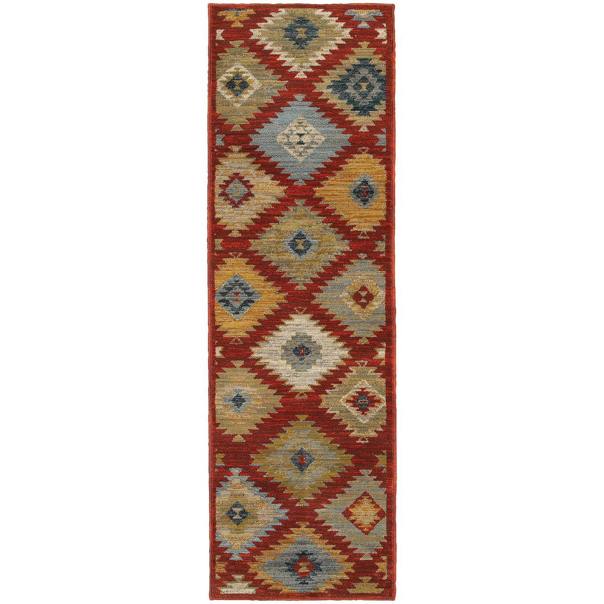 Sedona - 5936D - Red/Multi-Area Rug-Oriental Weavers-The Rug Truck