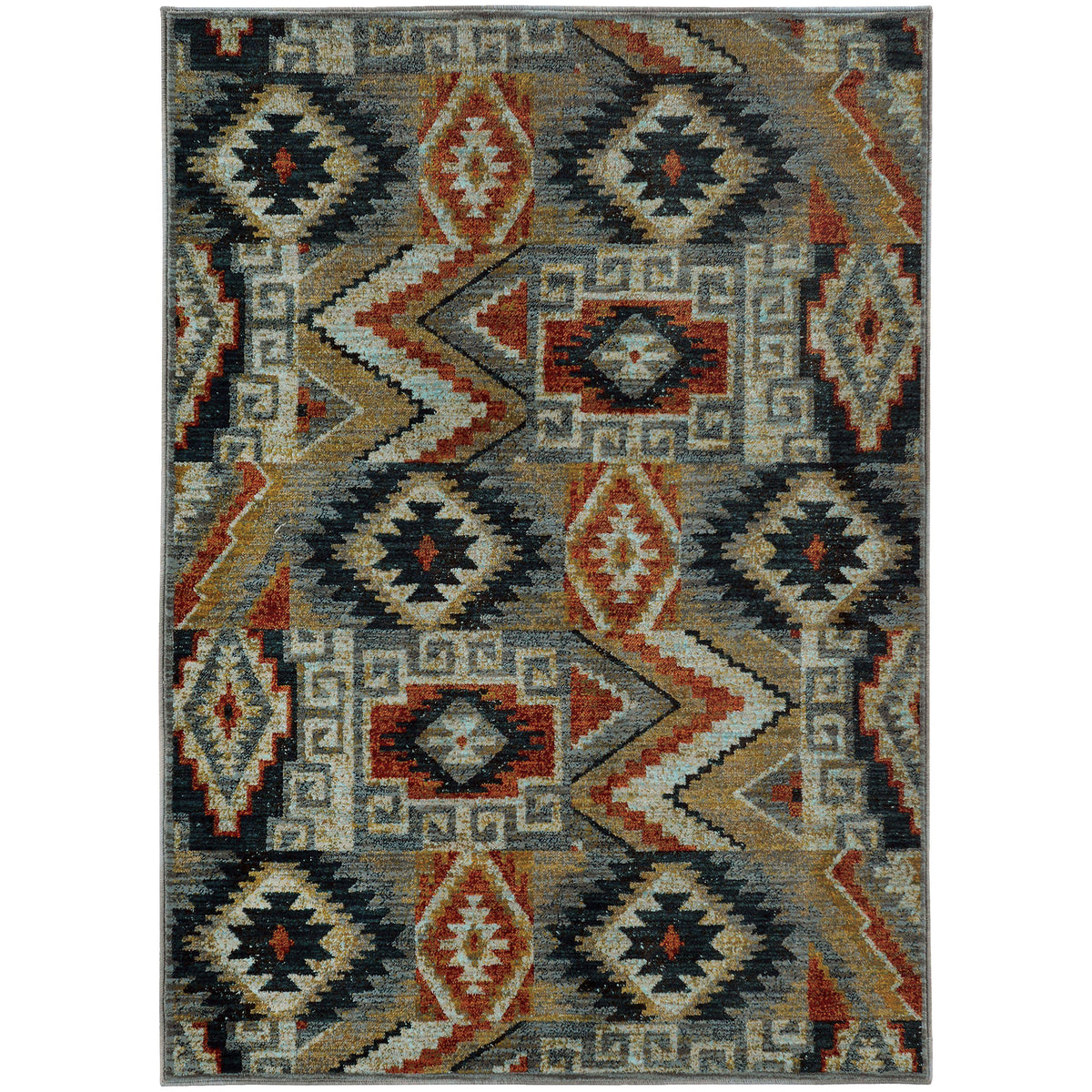 Sedona - 5937D - Blue/Multi-Area Rug-Oriental Weavers-1&#39;10&quot; X 3&#39; 0&quot;-The Rug Truck