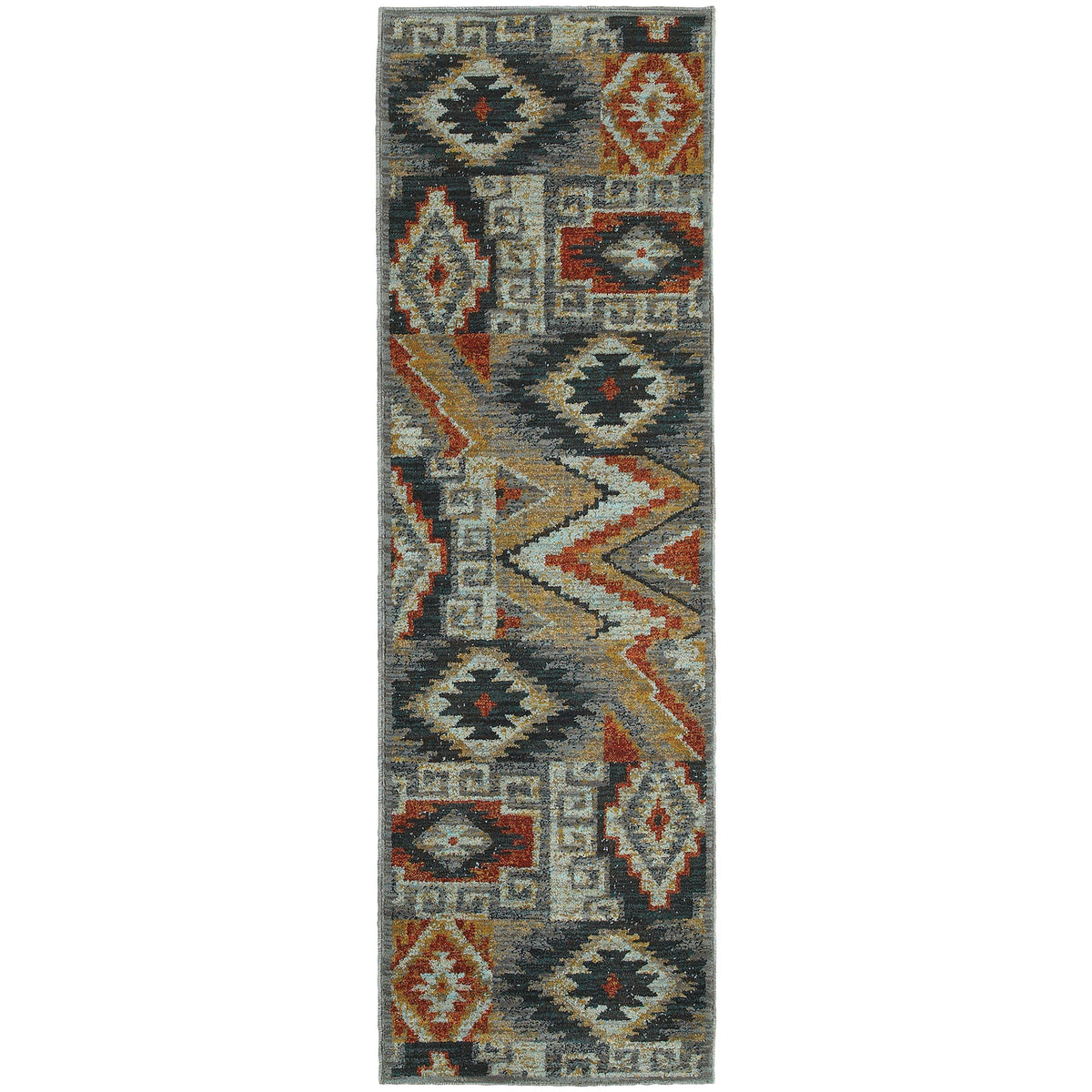 Sedona - 5937D - Blue/Multi-Area Rug-Oriental Weavers-The Rug Truck