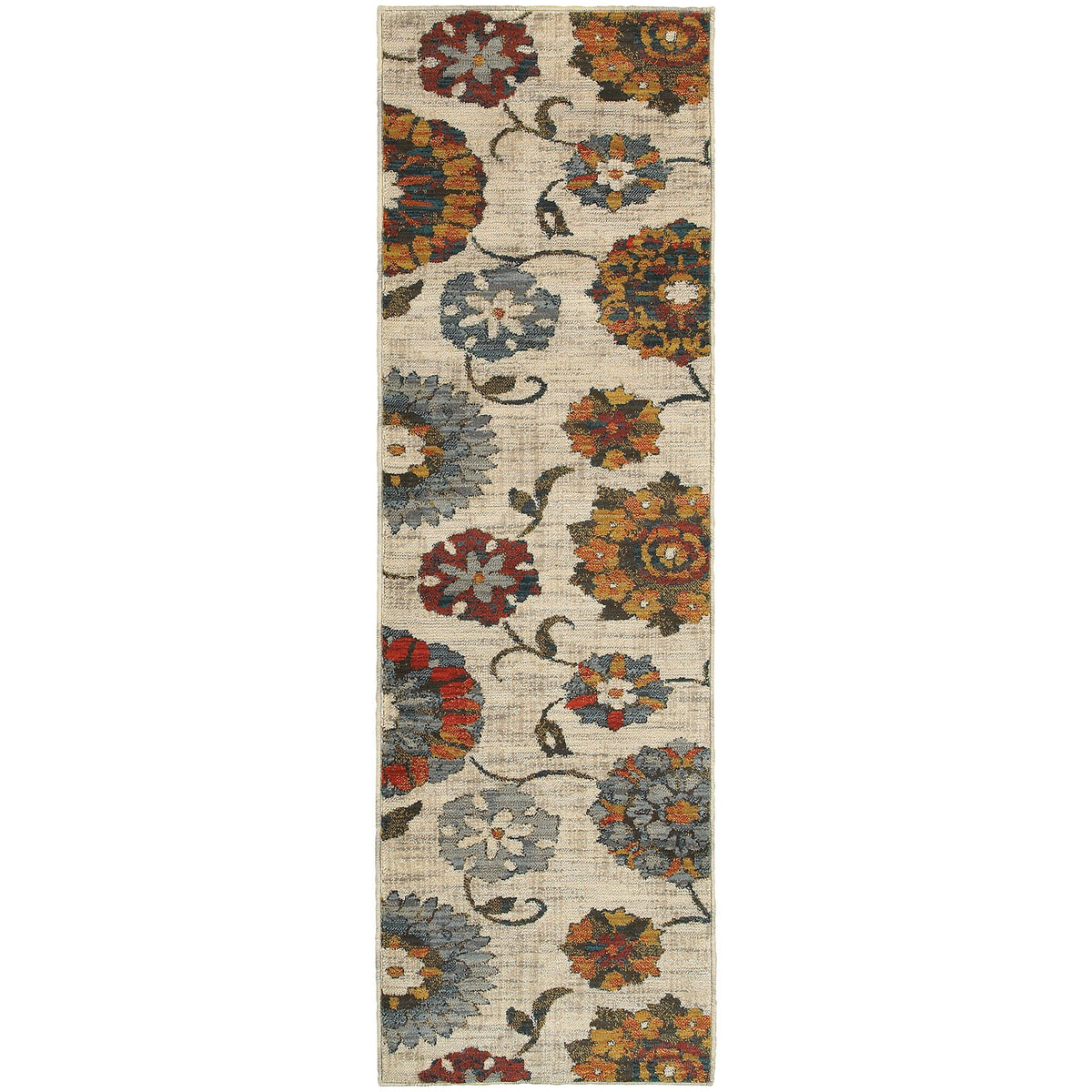 Sedona - 6361A - Ivory/Multi-Area Rug-Oriental Weavers-The Rug Truck