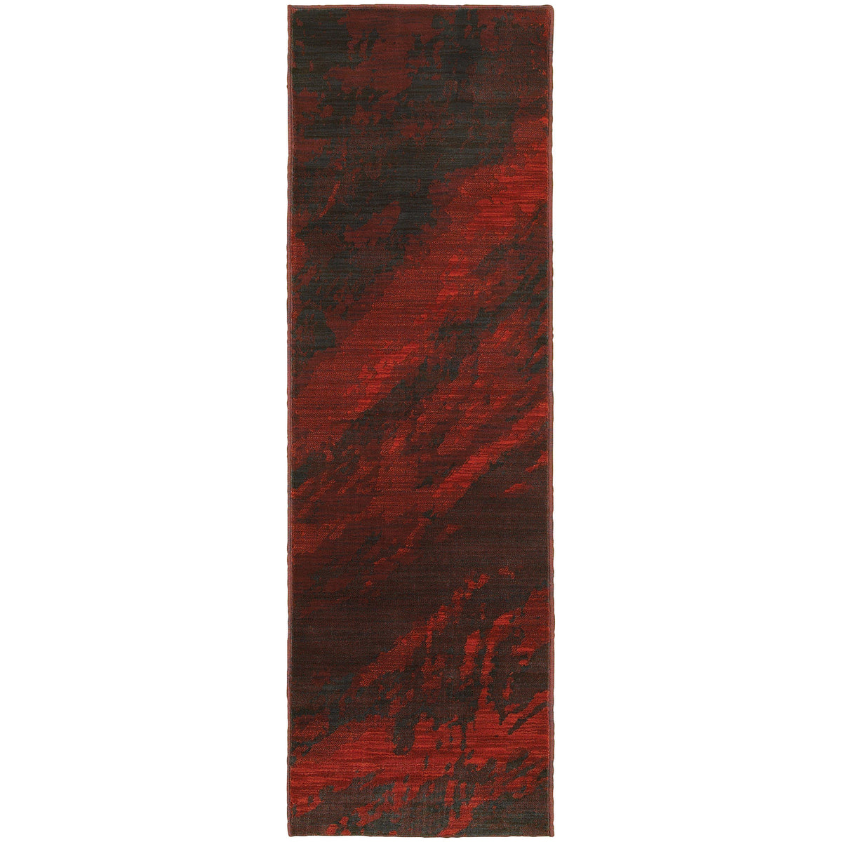 Sedona - 6367B - Red/Charcoal-Area Rug-Oriental Weavers-The Rug Truck