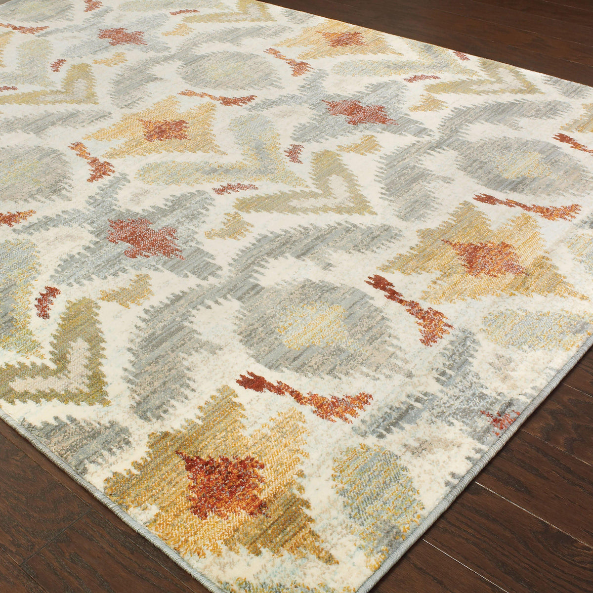 Sedona - 6371C - Ivory/Grey-Area Rug-Oriental Weavers-The Rug Truck