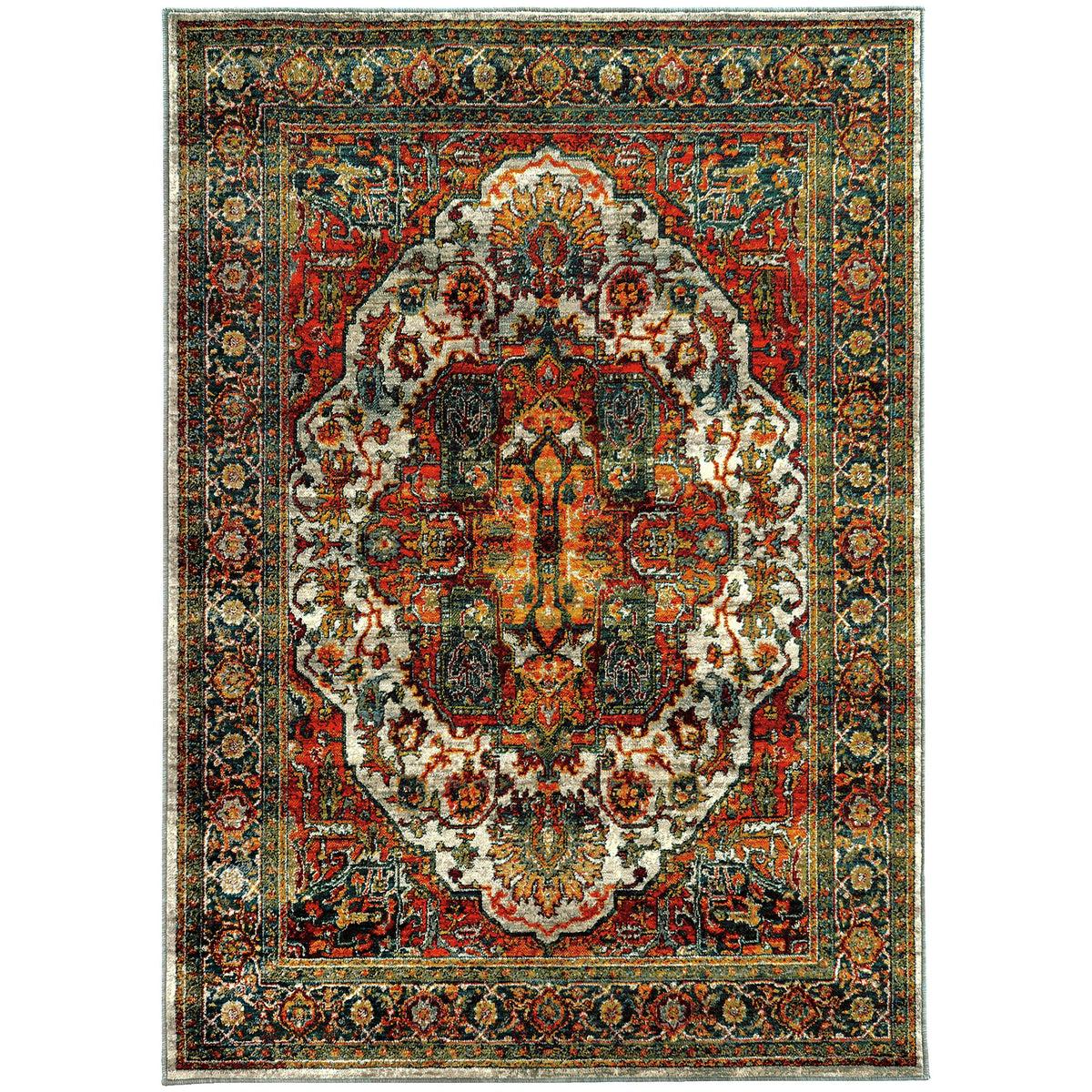 Sedona - 6382B - Red/Multi-Area Rug-Oriental Weavers-1&#39;10&quot; X 3&#39; 0&quot;-The Rug Truck