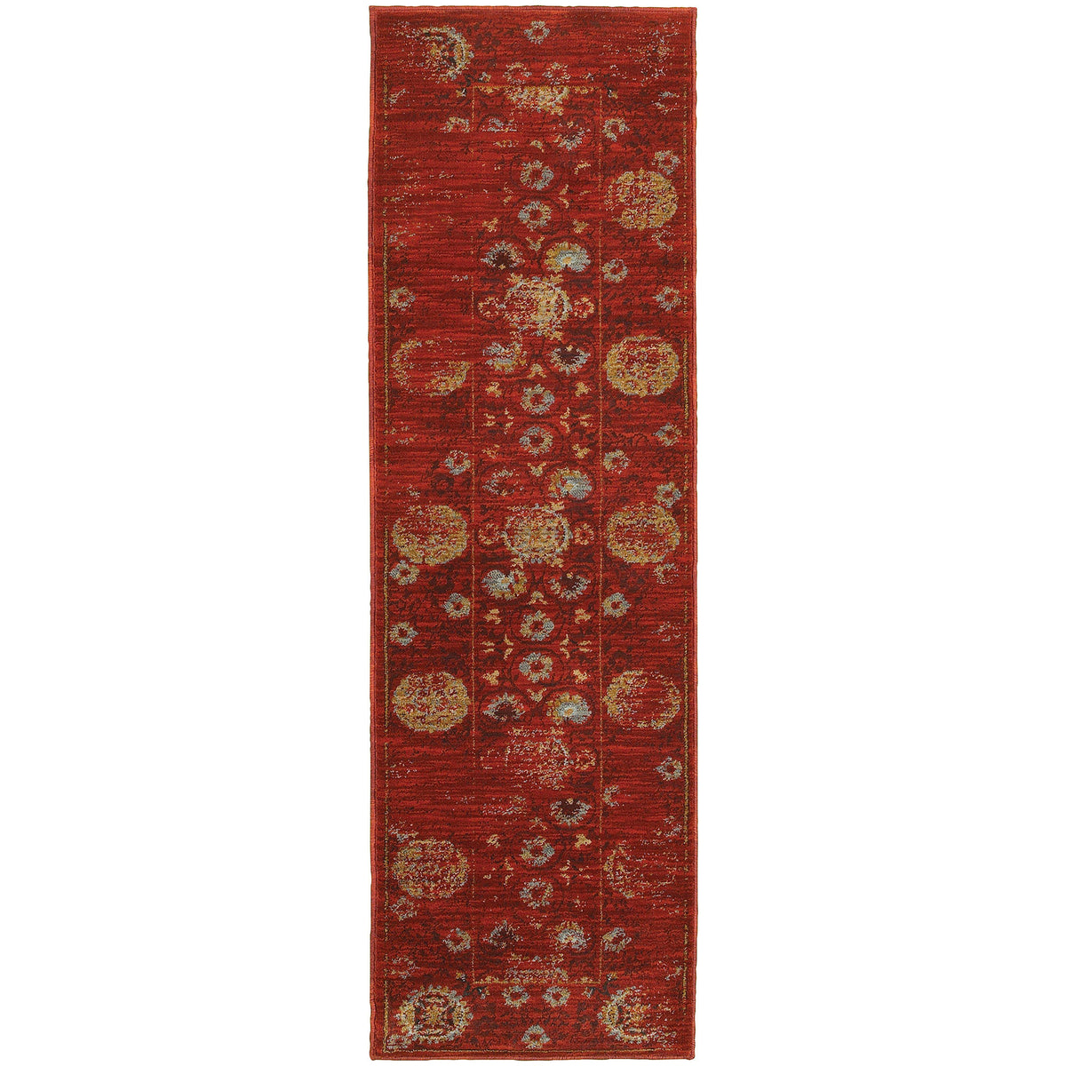 Sedona - 6386E - Red/Gold-Area Rug-Oriental Weavers-The Rug Truck