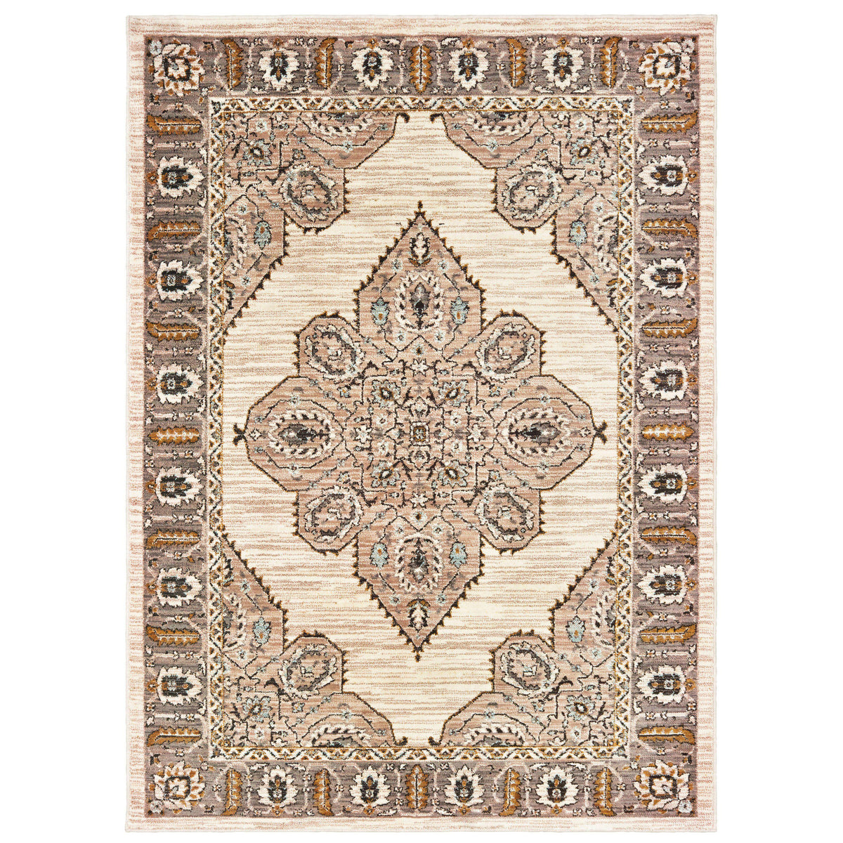 Sedona - 9588D - Ivory/Gold-Area Rug-Oriental Weavers-1&#39;10&quot; X 3&#39; 0&quot;-The Rug Truck
