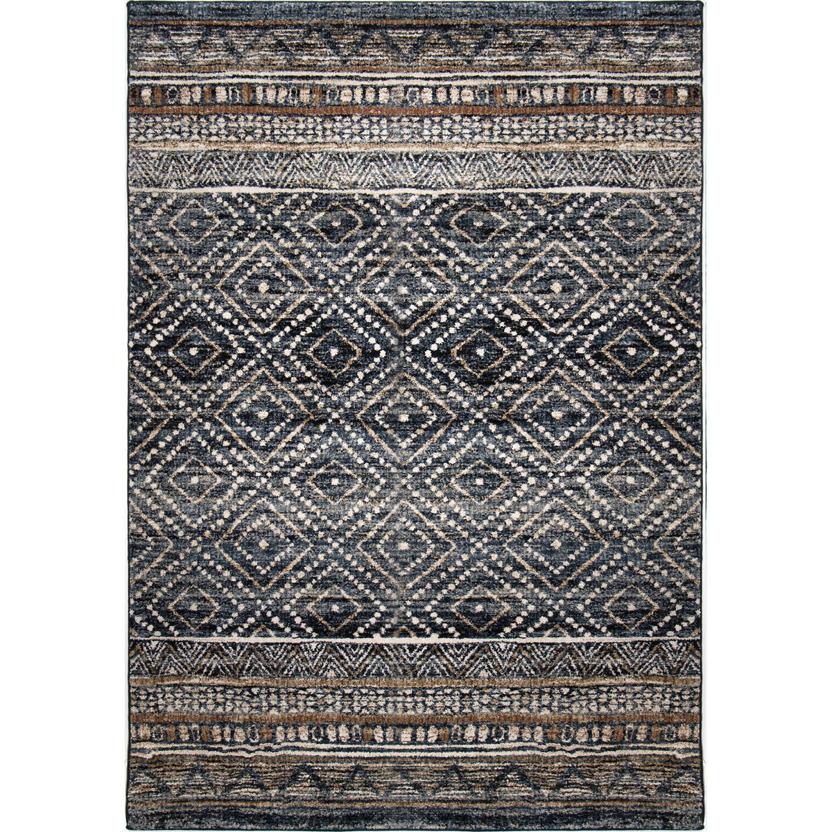Palmetto Living Adagio Coastal Pier Indigo Area Rug - 2&#39;2&quot; x 8&#39;