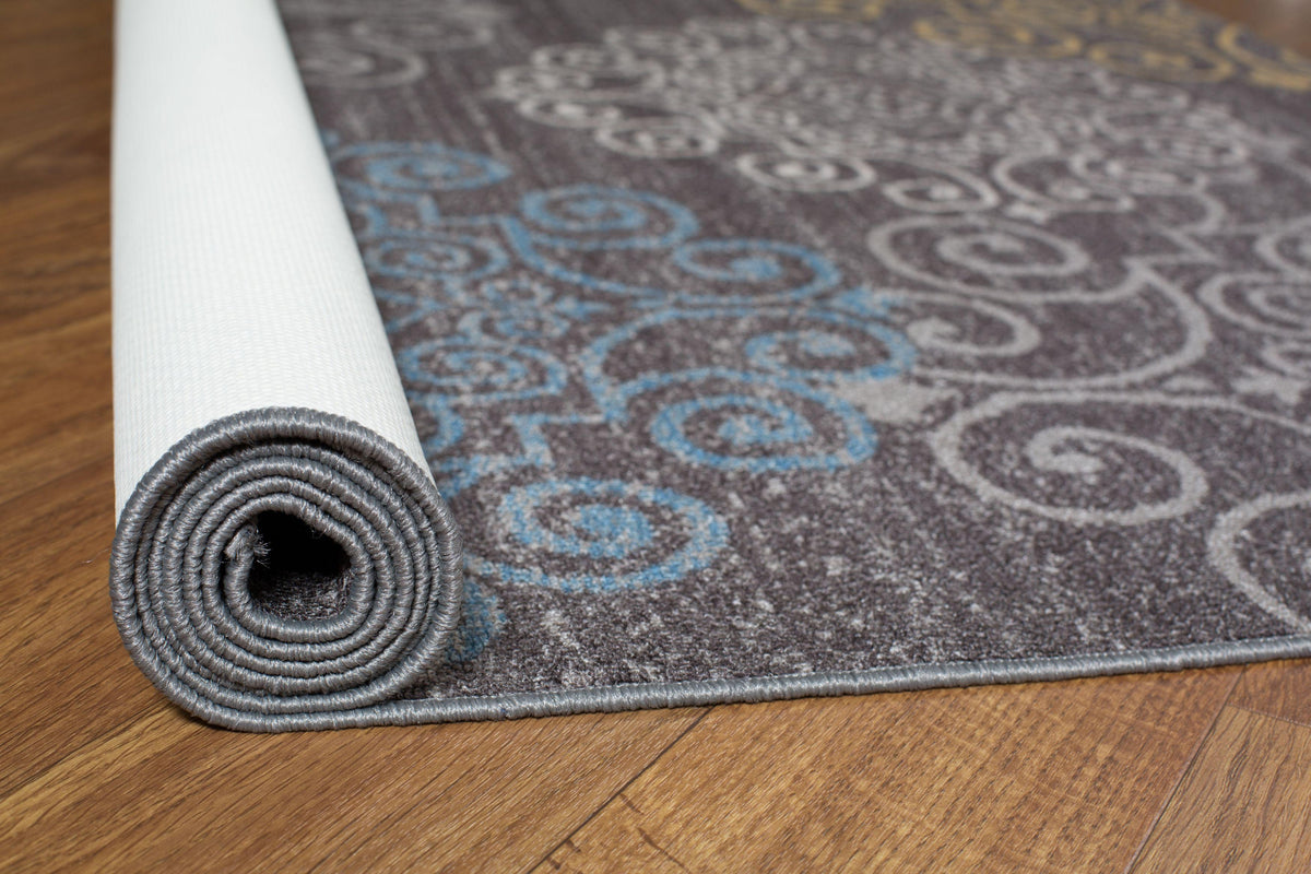 Avora 508 Gray Area Rug-Area Rug-World Rug Gallery-The Rug Truck