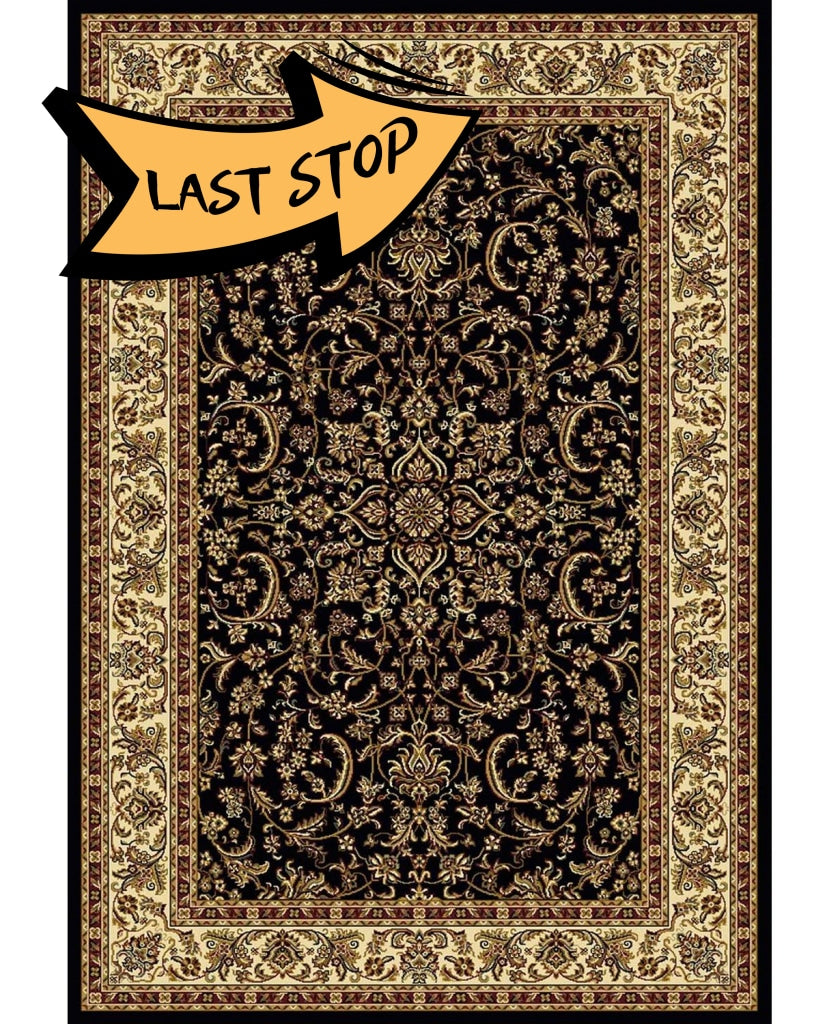 Tesoro 1318 Black Area Rug