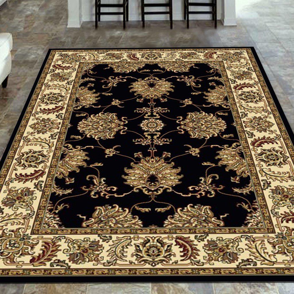 Tesoro 1330 Black Area Rug